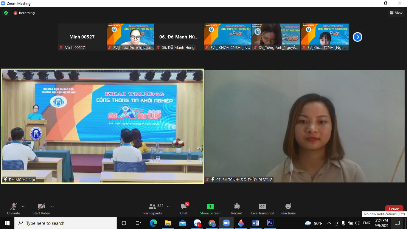 Sinh viên Đỗ Thùy Dương chia sẻ cảm xúc